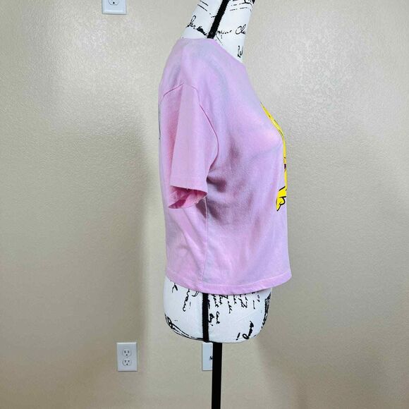 Looney Tunes pink tweety short sleeve tee size S love tribe baddie academia - Picture 7 of 10